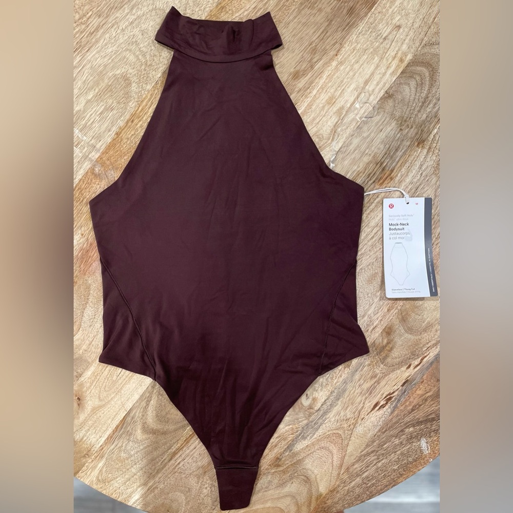 Lululemon Wundermost Ultra-Soft Mockneck Sleeveless | Thong Cut Bodysuit